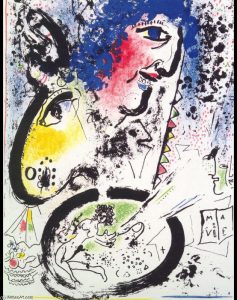 Marc Chagall, Autoritratto, disponibile alla Galleria Deodato Arte.