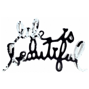 Life is beautiful - scultura di Mr.Brainwash in vendita presso la Galleria Deodato Arte di Milano