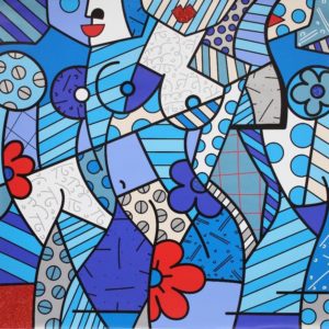 Trinity - Opera d'arte di Romero Britto in vendita presso la Galleria Deodato Arte