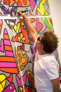 Huge - Opera d'arte di Romero Britto in vendita presso la Galleria Deodato Arte 