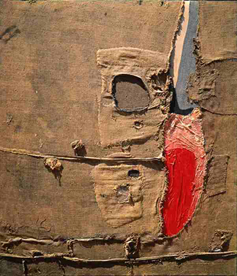 Alberto Burri - Sacco e Rosso