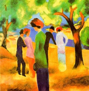 August_Macke_signora_con_il_vestito_verde_1913