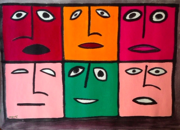 6 faces