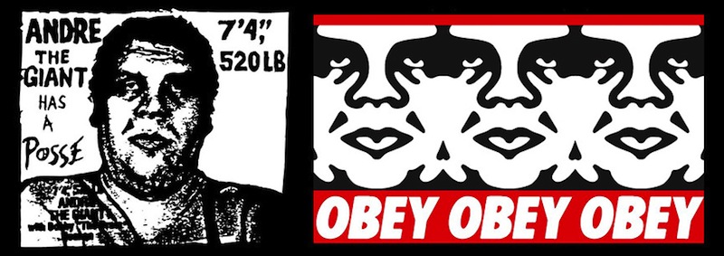 "Andre The Giant" diventa "Obey".