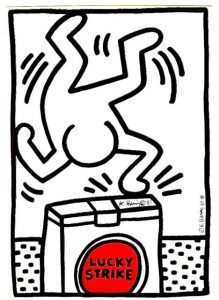 Lucky Strike, Keith Haring - Opera disponibile presso la Galleria Deodato Arte