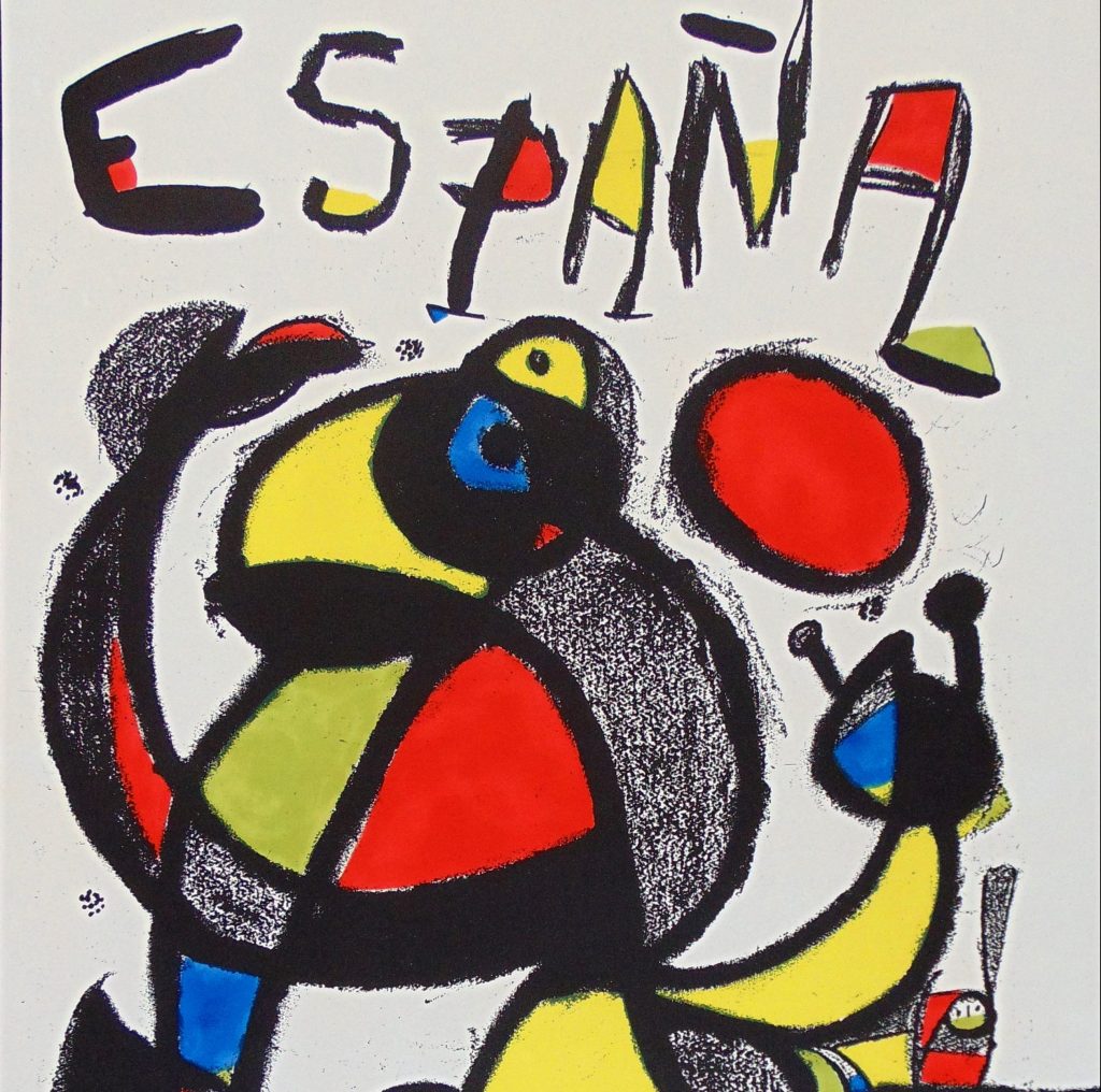 Coppa del Mondo, Spagna82, litografia firmata e numerata, 150 esemplari,1982_95,3x60cm_M.1250-min