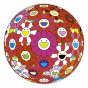 Flower Ball - opera firmata e numerata di Takashi Murakami disponibile presso la galleria Deodato Arte