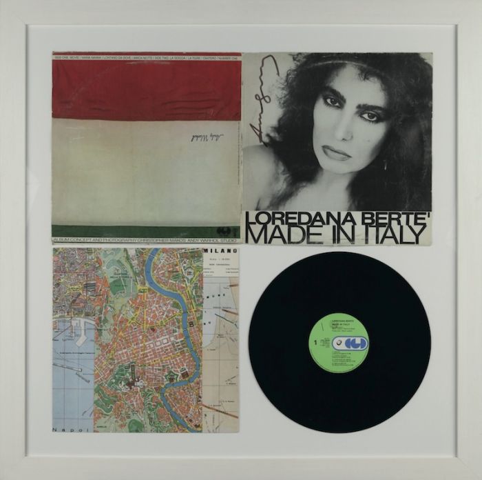 Made in Italy, disco di Loredana Bertè - Opera di Andy Warhol in vendita presso la Galleria Deodato Arte