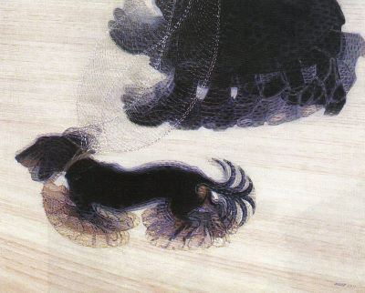 Dinamismo di un cane al guinzaglio, Giacomo Balla,1912